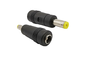 ADAPTADOR P4 2.1*5.5mm FEMEA PARA P4 1.7*4.8mm MACHO AMARELO (F)