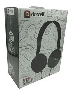 FONE DE OUVIDO COM FIO DOTCELL DC-F370 PRETO