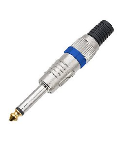 P10 CINTURINHA MONO METAL / NIQUEL COM PONTA DOURADA PROFISSIONAL AZUL