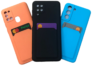 CAPA CARD CASE EMBORRACHADA SAMSUNG S20 FE MASCULINA