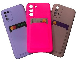 CAPA CARD CASE EMBORRACHADA XIAOMI MI 11 LITE FEMININA