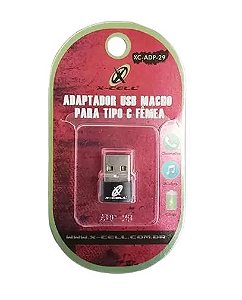 ADAPTADOR USB PARA USB-C X-CELL XC-ADP-29