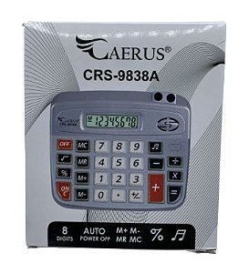 CALCULADORA 8 DIGITOS CAERUS CRS-9838A