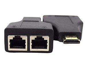 EXTENSOR HDMI 1080P 3D 30 METROS RJ45 CAT5 E CAT6 JC-EX-RJ45 - 6972147641337