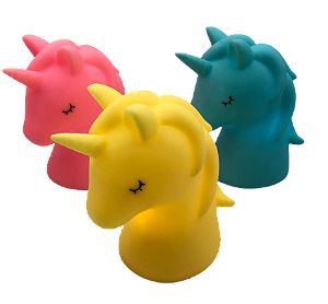 MINI ABAJOUR UNICORNIO CORES 15X12CM MAXMIDIA MAX-31356-84