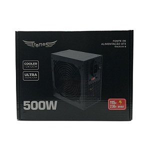 FONTE ATX 500W REAL APFC TRS/5330-B 24 PINOS