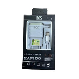 CARREGADOR PARA CELULAR TYPE-C 2.4A MAXMIDIA MAX-CAR101