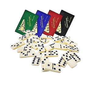 JOGO DE DOMINO C/ 28 PEÇAS - ESTOJO XH-5008