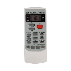 CONTROLE CR C 01361 CONTROLE REMOTO AR CONDICIONADO ELGIN ECOPLUS YKR-H/002E