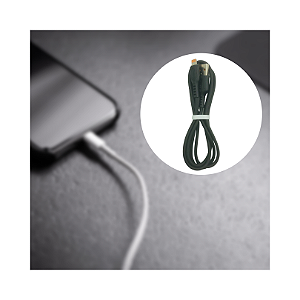 CABO DE DADOS 1M 3.1A LIGHTNING KIVE KV-033