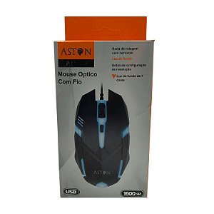 MOUSE GAMER 1600dpi USB ASTON AB-29 B600BC