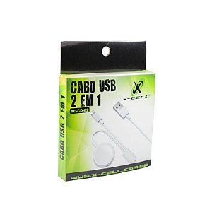 CABO DE DADOS USB/ 2 X 1 -MOD.XC-CD-62 - MARCA: X-CELL
