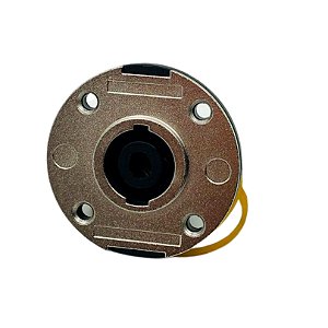 CONECTOR SPEAKON FEMEA 4 VIAS COM MOLDURA DE METAL PROFISSIONAL