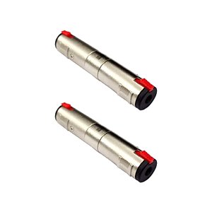 EMENDA JACK J10 MONO/ESTEREO DE METAL COM TRAVA PROFISSIONAL