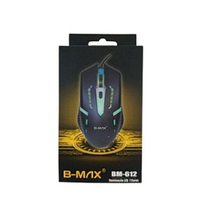 MOUSE GAMER COM FIO 3200 DPI RGB B-MAX BM-612