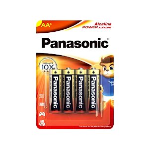 PILHA PANASONIC ALCALINA PEQUENA AA C/4 (00179)