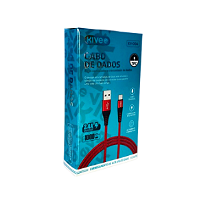 CABO DE DADOS 1M TIPO C KIVEE KV-004