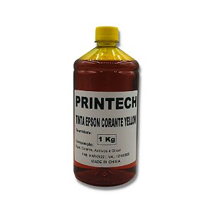 TINTA EPSON CORANTE YELLOW - 1KG PRINTECH