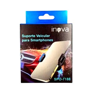 SUPORTE VEICULAR AUTOMOTIVO PARA SMARTPHONES INOVA SPO-7188