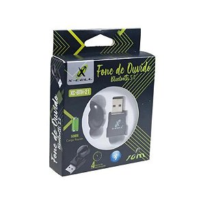 FONE DE OUVIDO BLUETOOTH 5.0 - XC-BTH21