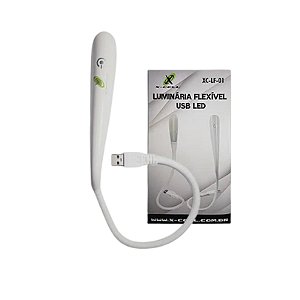 LUMINARIA LED USB FLEXÍVEL 1.2W XC-CELL XC-LF-01