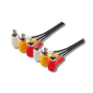 CABO 3+3 RCA 90 1,80 MT - STAR CABLE