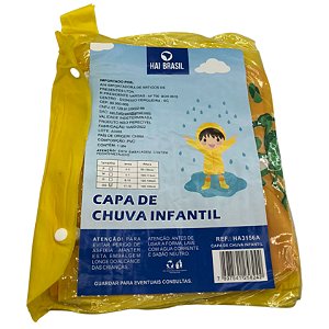 CAPA DE CHUVA INFANTIL HAI BRASIL AIH3156A