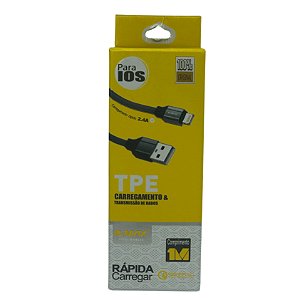 CADO DE DADOS USB LIGHTNING 2.4A B-MAX BM8626