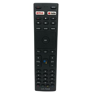 CONTROLE REMOTO  JVC LCD/LED COM 4K/NETFLIX LELONG LE-7248