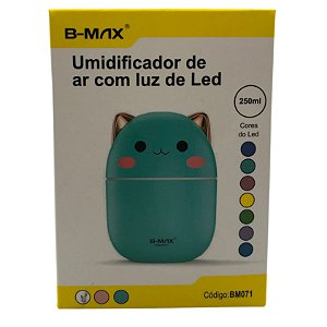 MINI UMIDIFICADOR COM LUZ DE LED GATINHO B-MAX BM071
