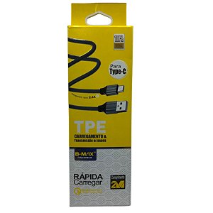 CABO DE DADOS USB TIPO-C 2M B-MAX BM8630