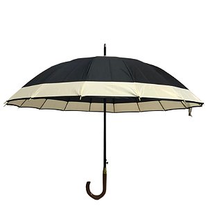 GUARDA CHUVA 60CM 16K AUTOMATICO C/ CABO CURVADO ( CORES VARIAVEIS )  XH5512