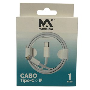 CABO DE DADOS USB-C PARA LIGHTNING 1M MAXMIDIA - MAX-TCIP2