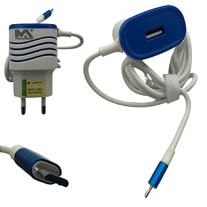CARREGADOR DE CELULAR V8 2.8A C/ 1 USB MAXMIDIA - MAX-CAR103
