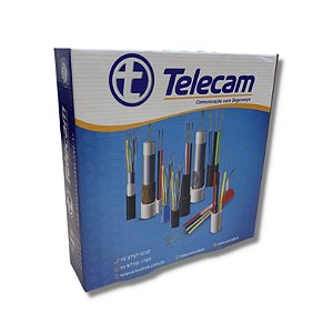 CABO COAXIAL RF 4MM MALHA DE LIGA COBRE + BIPOLAR EXTERNO 100M C/ENERGIA TELECAM