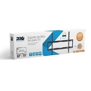 SUPORTE DE TRILHO FIXO PARA TV 32 Á 70 - PQST-3270 - PRO ELETRONIC