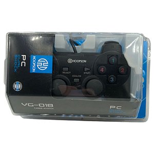 CONTROLE DUALSHOCK USB PC HOOPSON -  GAMER JOYSTICK VG-018