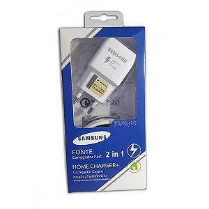 CARREGADOR RAPIDO SAMSUNG 5V 2.1A