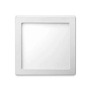 LUMINARIA LED SOBREPOR 12W 2700K QUADRADA - ELGIN