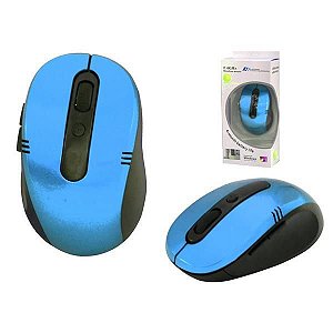 MOUSE 3 BOTÕES 2.4G WIRELESS S/ FIO ALCANCE 10M