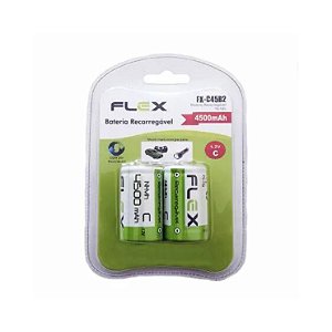 BATERIA RECARREGAVEL 4500mAh 1.2C FX-C45B2 Ni-Mh FLEX