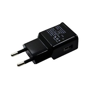 ADAPTADOR DE VIAGEM USB 5V/2.1A, PRETO