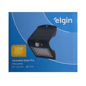 ARANDELA SOLAR PRO 1,5W 220lm 3000K