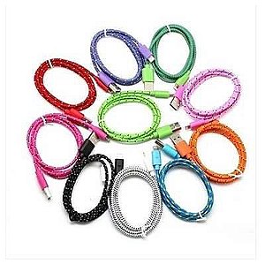 CABO NYLON IPHONE 5,6,7,8 COLORIDO 13BEES (1metro) BAG