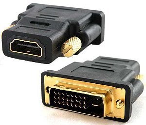 ADAPTADOR DVI MACHO 24+1 PARA HDMI FEMEA OEM
