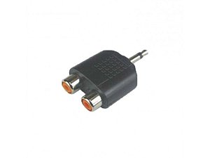 ADAPTADOR 2 RCA F x P2 MONO