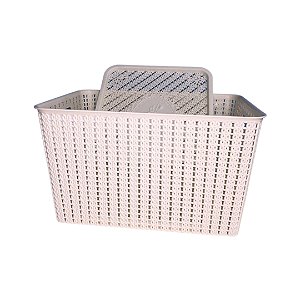 CESTO ORGANIZADOR EM PLASTICO COR BRANCO - FUTURO