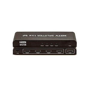 HDMI SPLITTER 1X4 UMA ENTRADA HDMI X4 SAIDAS HDMI 4K (HD-SPLITTER/4P)