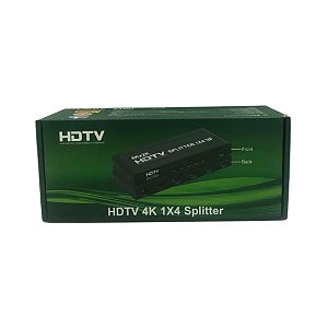 HDMI SPLITTER 1X4 UMA ENTRADA HDMI X4 SAIDAS HDMI 4K (HD-SPLITTER/4P)