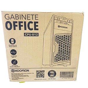 GABINETE SEM FONTE MARCA HOOPSON - CPU-012